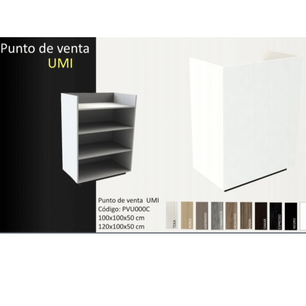 Countertop Display Cases / Commercial Showcase / Racks full vision/ Model UMI
